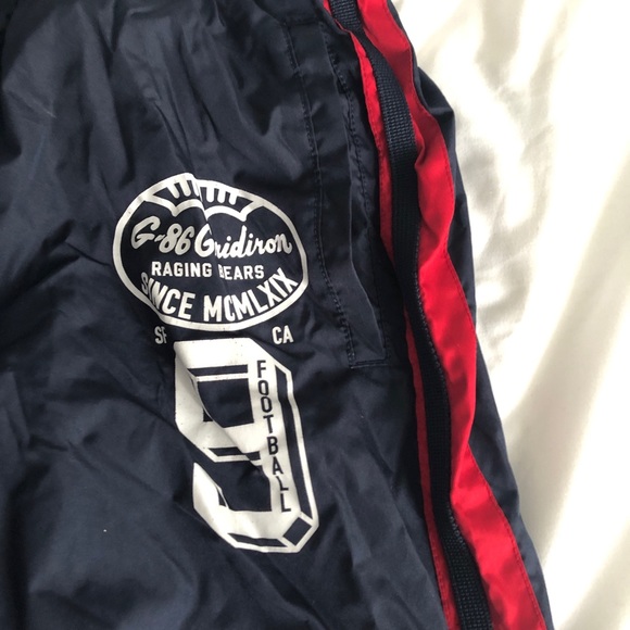 Retro Racing Pant with Red Stripes - Picture 3 of 4